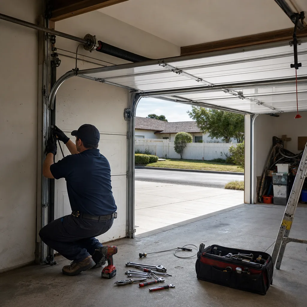 Garage Door Cable Repair in Alpine